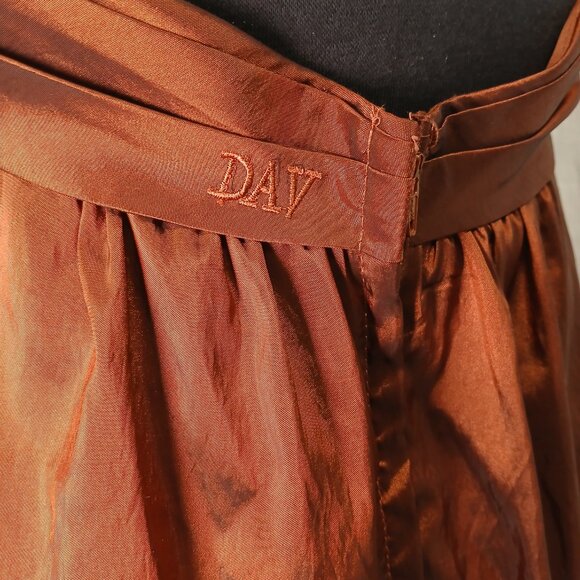 Pixie Style Copper Shimmery Dress with Pockets - Picture 5 of 6